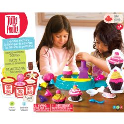 TUTTI FRUTTI -  CUPCAKES FACTORY KIT (MULTILINGUAL) -  SCENTED MODELING CLAY