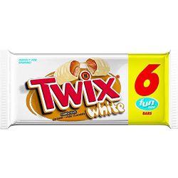 TWIX -  6 WHITE CHOCOLATE CARAMEL BARS (3.39 OZ)
