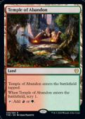 Theros Beyond Death Promos -  Temple of Abandon