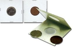 U-DO-IT STAPLE TYPE 2X2 FOR 1-CENT, 10-CENT AND SMALL 5-CENT COINS (100 PACK)