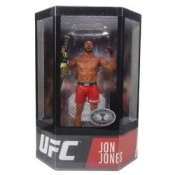 UFC POSED -  JON JONES FIGURE (7 IN) - PLATINUM EDITION -  MCFARLANE TOYS