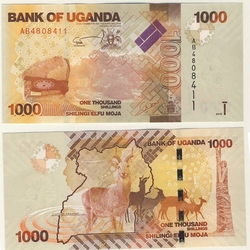 UGANDA -  1000 SHILLINGS 2010 (UNC) 49A