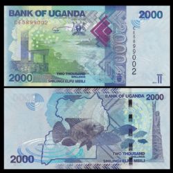 UGANDA -  2000 SHILLINGS 2019 (UNC) 50E