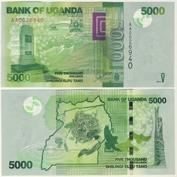 UGANDA -  5000 SHILLINGS 2010 (UNC) 51