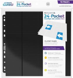 ULTIMATE GUARD -  24-POCKET PAGES - 10 PACK