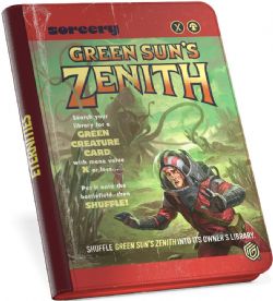 ULTIMATE GUARD -  9-POCKET PORTFOLIO - ZIPFOLIO XENOSKIN - GREEN SUN'S ZENITH (20 PAGE) -  EDGE OF ETERNITIES