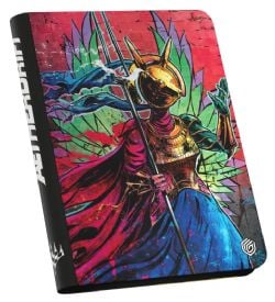 ULTIMATE GUARD -  9-POCKET PORTFOLIO - ZIPFOLIO XENOSKIN - HAZORET, GODSEEKER (20 PAGE) -  AETHERDRIFT