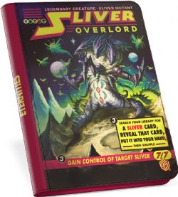 ULTIMATE GUARD -  9-POCKET PORTFOLIO - ZIPFOLIO XENOSKIN - SLIVER OVERLORD (20 PAGE) -  EDGE OF ETERNITIES