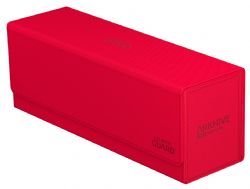 ULTIMATE GUARD -  ARKHIVE - XENOSKIN DECK CASE (400+) - MONOCOLOR RED