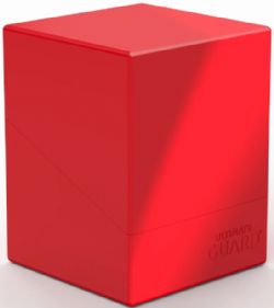 ULTIMATE GUARD -  BOULDER - DECK CASE (100+) -SOLID RED