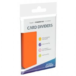 ULTIMATE GUARD -  CARD DIVIDERS - ORANGE (10)