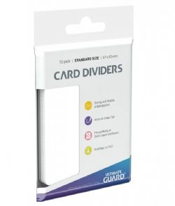 ULTIMATE GUARD -  CARD DIVIDERS - WHITE (10)