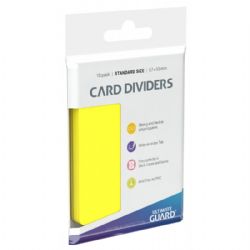 ULTIMATE GUARD -  CARD DIVIDERS - YELLOW (10)