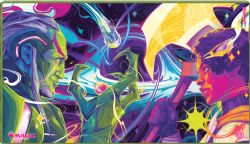 ULTIMATE GUARD -  PLAYMAT - STITCH EDGE - HALIYA & TEZZERET -  EDGE OF ETERNITIES