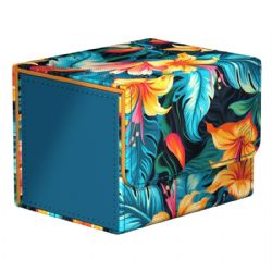 ULTIMATE GUARD -  SIDEWINDER - XENOSKIN (100+) 2024 EXCLUSIVE DECK BOX - TULUM BLUE -  FLORAL PLACES II