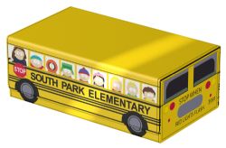 ULTIMATE GUARD -  SQUAROES - COLLECTORS CASE (900+) - SCHOOL BUS -  SOUTH PARK