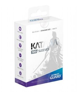 ULTIMATE GUARD -  STANDARD SIZE SLEEVES - CLEAR (66 MM X 91 MM) (100) -  KATANA