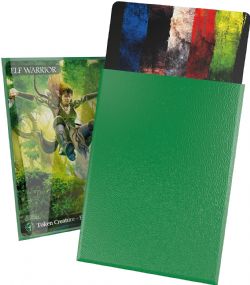 ULTIMATE GUARD -  STANDARD SIZE SLEEVES - GLOSSY GREEN (66 MM X 91 MM) (100) -  CORTEX