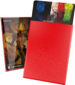 ULTIMATE GUARD -  STANDARD SIZE SLEEVES - GLOSSY RED (66 MM X 91 MM) (100) -  CORTEX