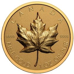 ULTRA-HIGH RELIEF GML -  ULTRA-HIGH RELIEF 1-OZ GOLD MAPLE LEAF (GML) -  2022 CANADIAN COINS 01