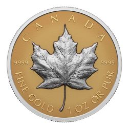 ULTRA-HIGH RELIEF GML -  ULTRA-HIGH RELIEF 1-OZ GOLD MAPLE LEAF (GML) -  2023 CANADIAN COINS 02
