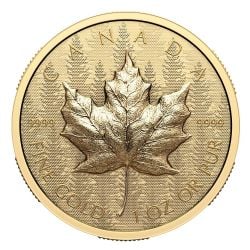 ULTRA-HIGH RELIEF GML -  ULTRA-HIGH RELIEF 1-OZ GOLD MAPLE LEAF (GML) -  2024 CANADIAN COINS 03