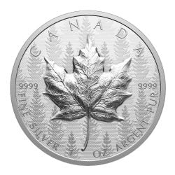 ULTRA-HIGH RELIEF SML -  ULTRA-HIGH RELIEF 1-OZ SILVER MAPLE LEAF (SML) -  2024 CANADIAN COINS 03