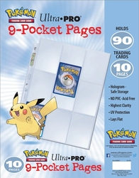 ULTRA PRO -  10 POKÉMON 9-POCKET PAGES