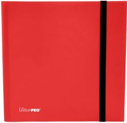 ULTRA PRO -  12-POCKET PORTFOLIO - ECLISPE - APPLE RED (20 PAGES) -  PRO-BINDER