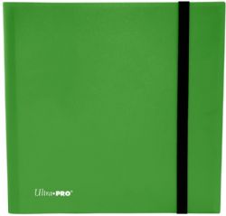 ULTRA PRO -  12-POCKET PORTFOLIO - ECLISPE - LIME GREEN (20 PAGES) -  PRO-BINDER
