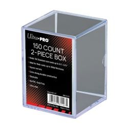 ULTRA PRO -  150 COUNTS 2 PIECES PLASTIC BOX
