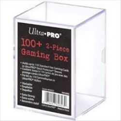 ULTRA PRO -  2 PIECES PLASTIC BOX - 110 SLEEVED CARDS