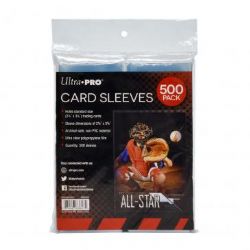 ULTRA PRO -  CLEAR CARD SLEEVES FOR STANDARD SIZE TRADING CARDS - 2.5