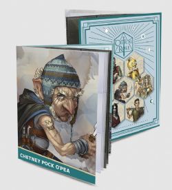 ULTRA PRO -  CRITICAL ROLE, PORTFOLIO WITH STICKERS - CHETNEY POCK O'PEA (9 PAGES)