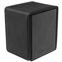 ULTRA PRO -  DECK BOX - ALCOVE FLIP (100) -VIVID BLACK