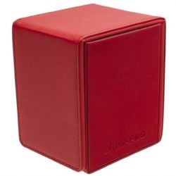 ULTRA PRO -  DECK BOX - ALCOVE FLIP (100) -VIVID RED