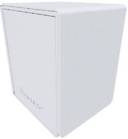 ULTRA PRO -  DECK BOX - ALCOVE FLIP (100) - VIVID WHITE