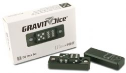 ULTRA PRO -  GRAVITY 2D6 DICE SET BLACK FOREST
