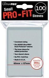 ULTRA PRO -  JAPANESE SIZE SLEEVES - PRO-FIT - CLEAR (100)
