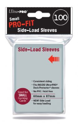 ULTRA PRO -  JAPANESE SIZE SLEEVES - PRO-FIT SIDE-LOAD - CLEAR (100)