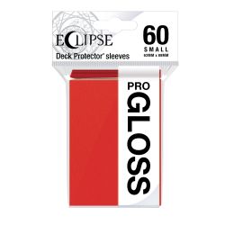 ULTRA PRO -  JAPANESE SIZE SLEEVES - PRO-GLOSS - APPLE RED (60) -  ECLIPSE