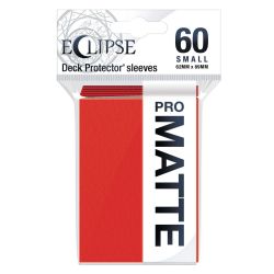 ULTRA PRO -  JAPANESE SIZE SLEEVES - PRO-MATTE - APPLE RED (60) -  ECLIPSE