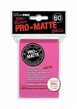 ULTRA PRO -  JAPANESE SIZE SLEEVES - PRO-MATTE - BRIGHT PINK (60)