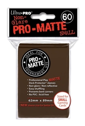ULTRA PRO -  JAPANESE SIZE SLEEVES - PRO-MATTE - BROWN (60)