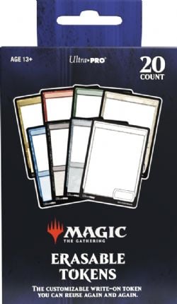 ULTRA PRO -  MAGIC THE GATHERING ERASABLE TOKENS(20)