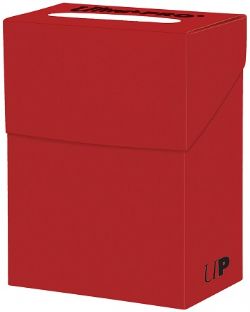 ULTRA PRO -  PLASTIC DECK BOX - RED (80)