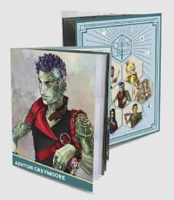 ULTRA PRO -  PORTFOLIO WITH STICKERS - ASHTON GREYMOORE (9 PAGES) -  CRITICAL ROLE