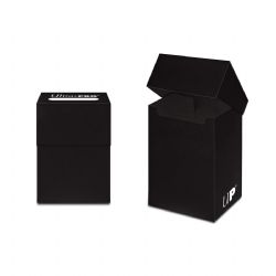 ULTRA PRO -  SOLID DECK BOX - BLACK (80)