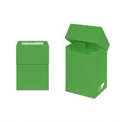 ULTRA PRO -  SOLID DECK BOX - LIME GREEN (80)