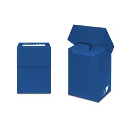 ULTRA PRO -  SOLID DECK BOX - PACIFIC BLUE (80)